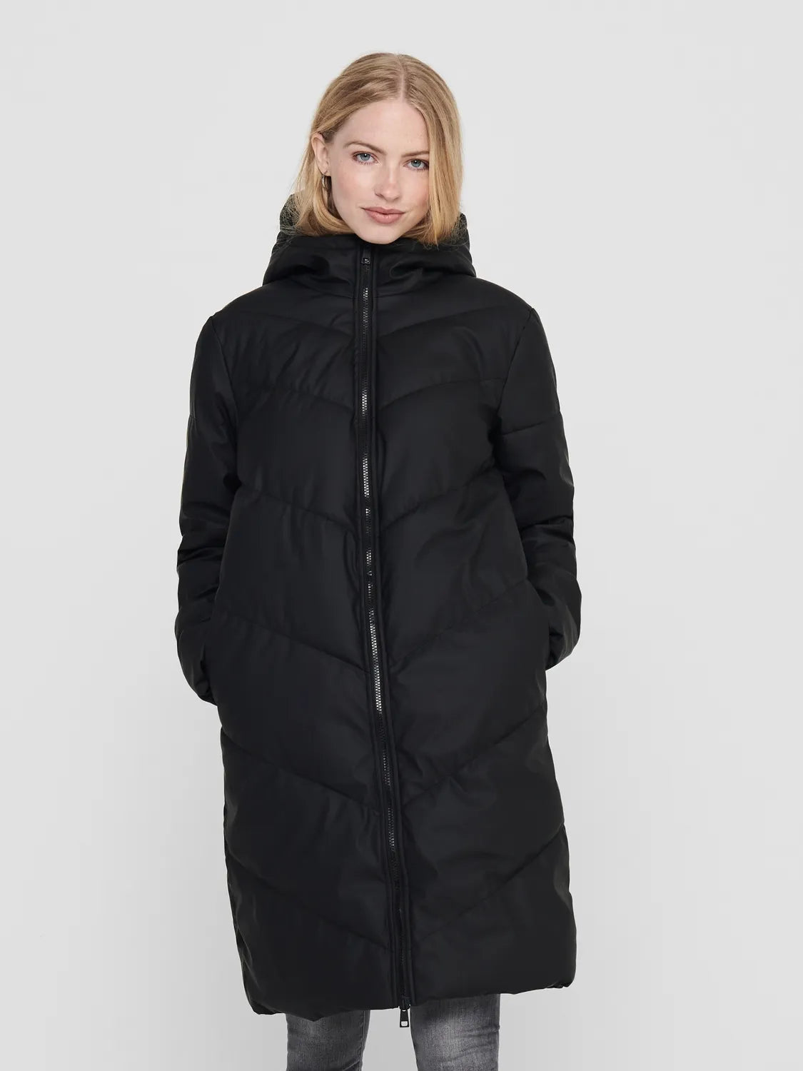 JDY long puffa coat