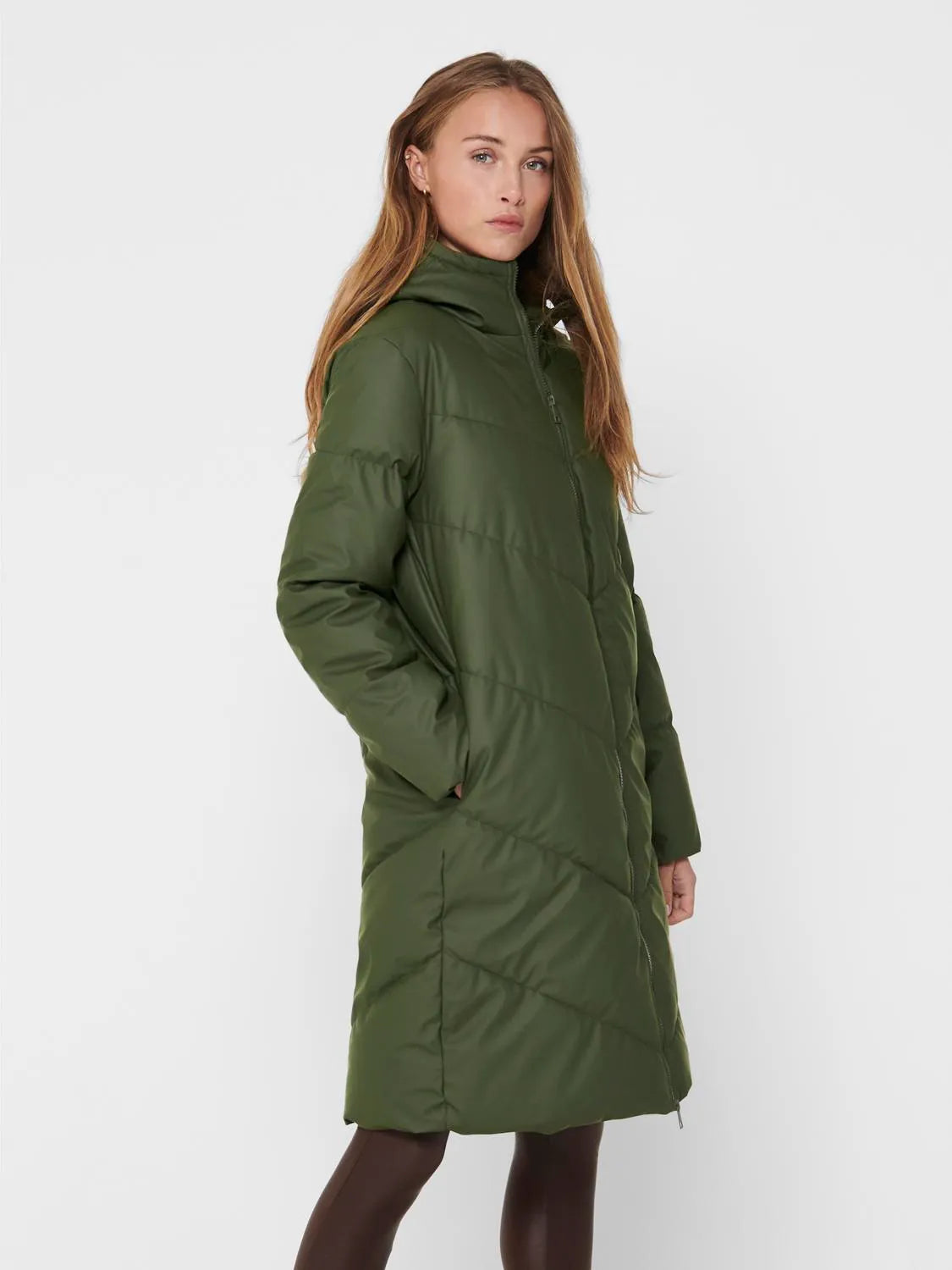 JDY long puffa coat